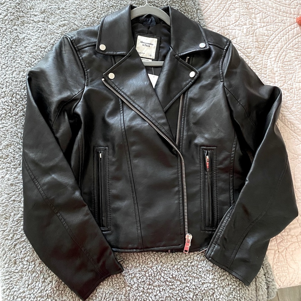 Abercrombie Vegan Leather Jacket